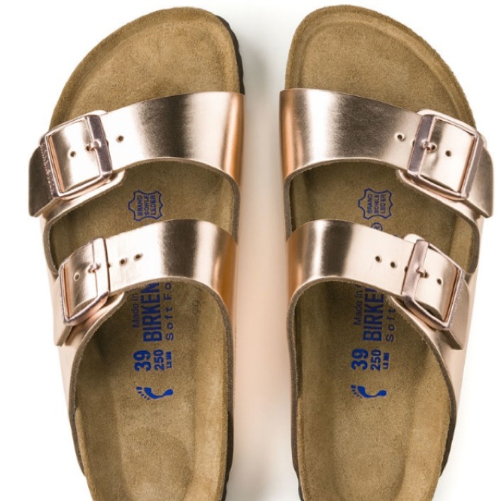 Birkenstock Arizona Soft Footbed Leather Copper 38